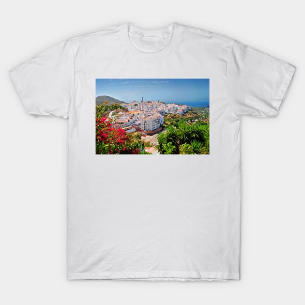 Frigiliana Andalucia Costa Del Sol Spain T-Shirt by AndyEvansPhotos